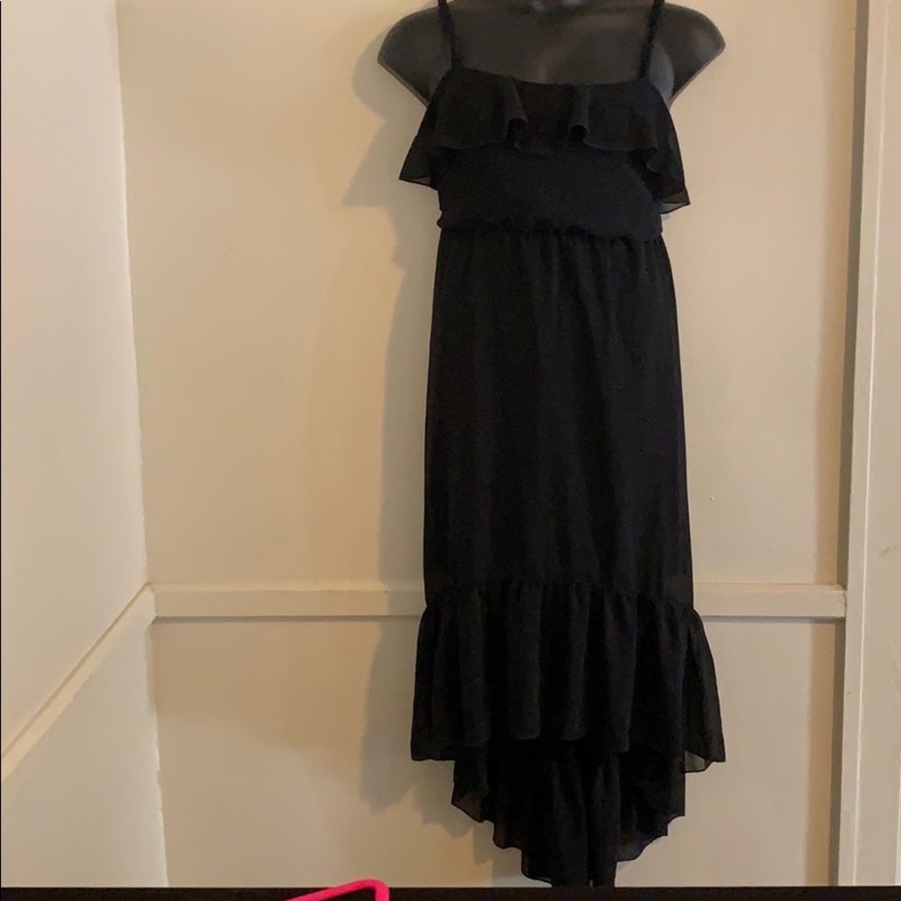 🦋RUFFLED SPAGHETTI STRAP CHIFFON DRESS🦋